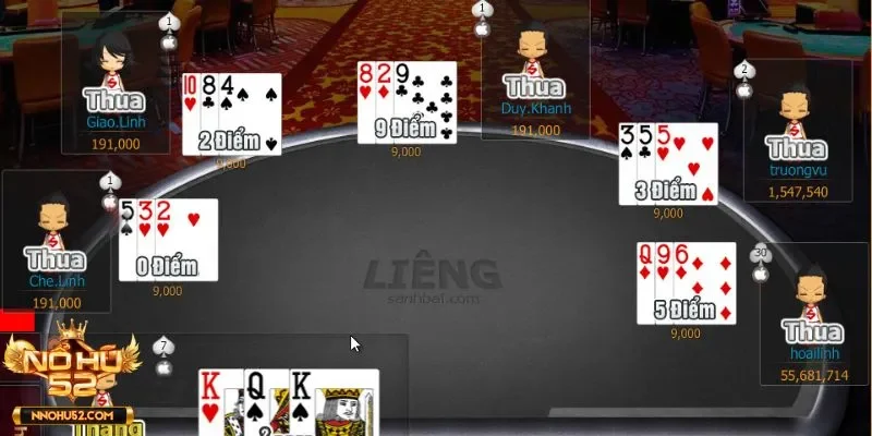 Liêng - Siêu phẩm hấp dẫn tại Nohu